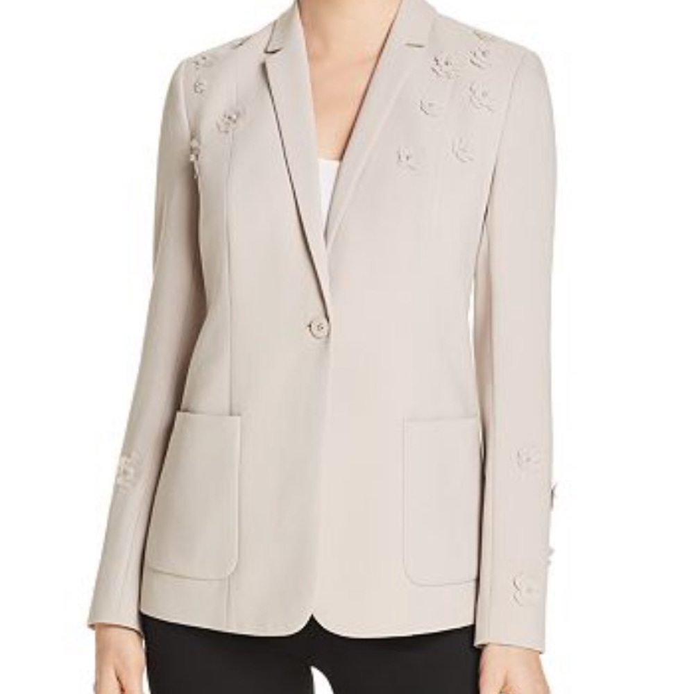 Elie Tahari Wendy Appliqué Blazer